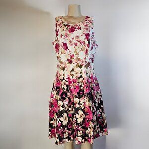 Sleeveless Floral Midi Dress